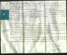Deed by Married Women - Elizabeth Ricketts-Original Ancestry