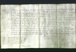 Deed by Married Women - Sarah Maddock and Mary Hawkins-Original Ancestry