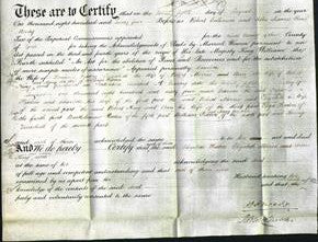 Deed by Married Women - Charlotte Paxton, Elizabeth Morris, Ann King and Mary Paxton-Original Ancestry
