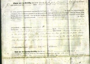 Deed by Married Women - Sarah Potter-Original Ancestry