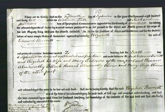 Deed by Married Women - Elizabeth Barrett-Original Ancestry
