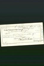 Wakefield, Massachusetts Payment Voucher - Horatio G Sawyer