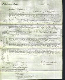 Court of Common Pleas - Sarah Lawson and Emma Townley-Original Ancestry