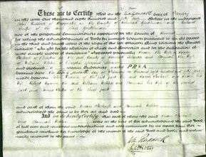 Deed by Married Women - Susan Fackrell and Hannah Webber-Original Ancestry