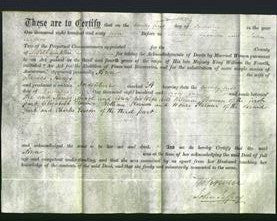 Deed by Married Women - Ann Singe-Original Ancestry