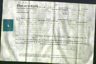 Deed by Married Women - Sarah Phillips-Original Ancestry