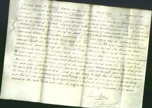 Deed by Married Women - Sarah Fussell and Caroline Nelson-Original Ancestry