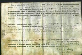 Deed by Married Women - Eleanor Chappell-Original Ancestry