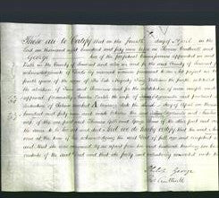 Deed by Married Women - Amelia Carlile Edgecumbe-Original Ancestry