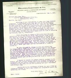 Letterhead - Hilands, Gartside & Co.