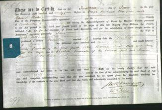 Deed by Married Women - Jane Bell-Original Ancestry