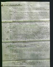 Court of Common Pleas - Margaret Morgan James-Original Ancestry