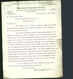 Letterhead - Hilands, Gartside & Co.