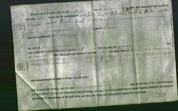 Deed by Married Women - Ann Thompson-Original Ancestry