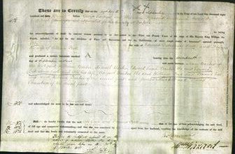 Deed by Married Women - Abi Cook and Frances Feek-Original Ancestry