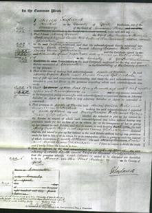 Court of Common Pleas - Mary Brown Poole, Agnes Anne Gilderdale-Original Ancestry