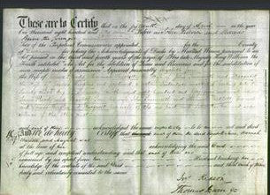 Deed by Married Women - Elizabeth Jane Purdy, Hannah Charlotte Turnmouth and Margaret Hughes-Original Ancestry