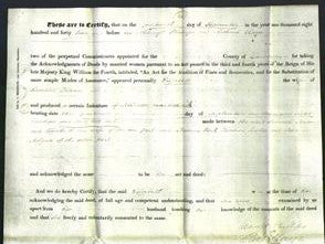 Deed by Married Women - Elizabeth Deacon-Original Ancestry