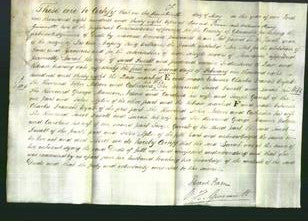 Deed by Married Women - Sarah Fussell and Caroline Nelson-Original Ancestry