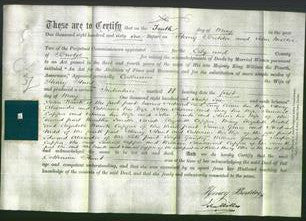 Deed by Married Women - Catherine Hunt-Original Ancestry