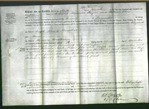 Deed by Married Women - Elizabeth Marsden and Anne Woodburn-Original Ancestry