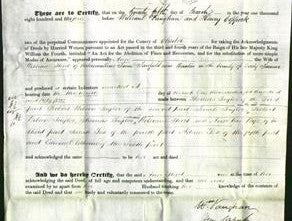 Deed by Married Women - Ann Shirt-Original Ancestry