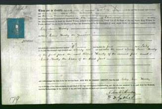 Deed by Married Women - Betsy Jane Hardy-Original Ancestry