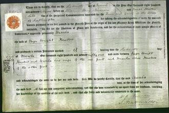Deed by Married Women - Ursula Hawkes-Original Ancestry
