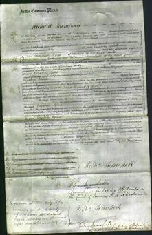 Court of Common Pleas - Elizabeth Spink-Original Ancestry