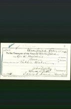 Wakefield, Massachusetts Payment Voucher - George W Hutchins