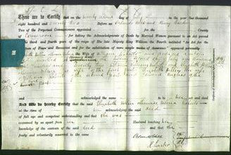 Deed by Married Women - Elizabeth Hellin Helena Roberts-Original Ancestry