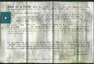 Deed by Married Women - Elizabeth Mary Delicia Lane-Original Ancestry