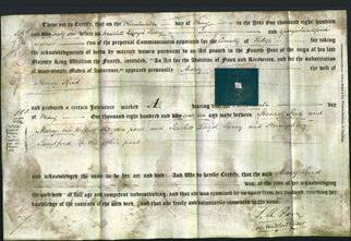 Deed by Married Women - Mary Reid-Original Ancestry