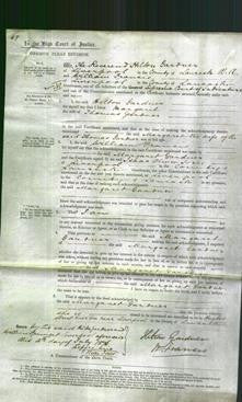 Court of Common Pleas - Margaret Gardner-Original Ancestry