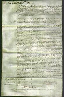 Court of Common Pleas - Mary Tyson, Jane Garlick, Margaret Bowness, Mary Wilkinson and Eleanor Clarke-Original Ancestry