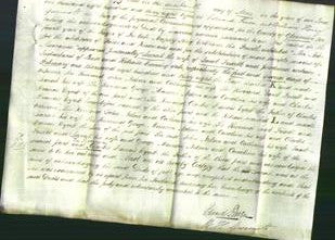 Deed by Married Women - Sarah Fussell and Caroline Nelson-Original Ancestry