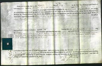 Deed by Married Women - Eliza Moore and Mary Harriett Barrett-Original Ancestry