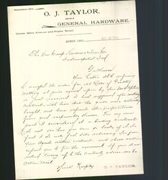 Letterhead - O.J. Taylor