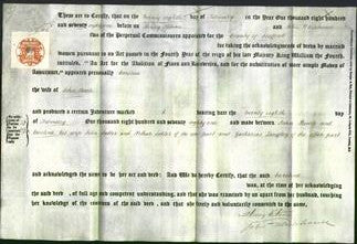 Deed by Married Women - Caroline Beech-Original Ancestry