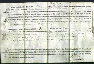 Deed by Married Women - Esther Warren Blackler, Sarah Blackler, Sarah Sanders and Susanna Dugdale-Original Ancestry