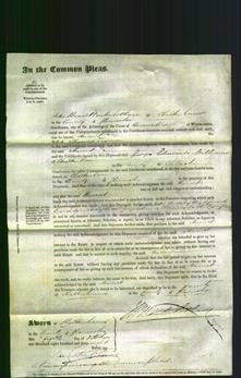 Court of Common Pleas - Harriet Jerram-Original Ancestry