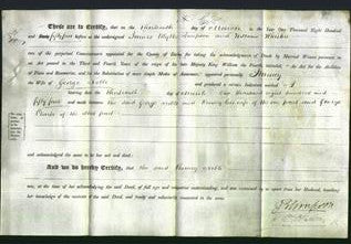 Deed by Married Women - Rumey Noble-Original Ancestry