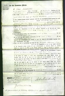 Court of Common Pleas - Elizabeth Marsden and Anne Woodburn-Original Ancestry