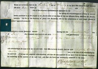 Deed by Married Women - Elizabeth Bowden Andrews-Original Ancestry