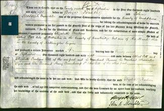 Deed by Married Women - Elizabeth Barbara Pell-Original Ancestry