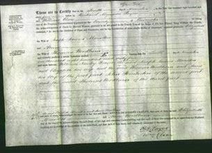 Deed by Married Women - Elizabeth Marsden and Anne Woodburn-Original Ancestry