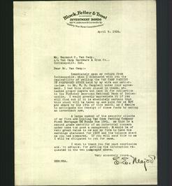 Letterhead - Block, Fetter & Trost