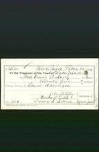 Wakefield, Massachusetts Payment Voucher - Mrs Carnie B Long