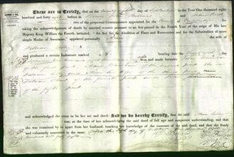 Deed by Married Women - Ann Lilley-Original Ancestry