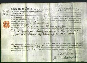 Deed by Married Women - Emily Georgianna Wright-Original Ancestry